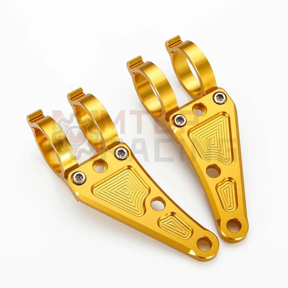35mm Монтажный кронштейн фар мотоцикла CNC Gold 30 мм 33 мм 35 мм 37 мм 38 мм 39 мм 41 мм 43 мм 45 мм 46 мм 48 мм 49 мм 50 мм вилки - Цвет: 35mm