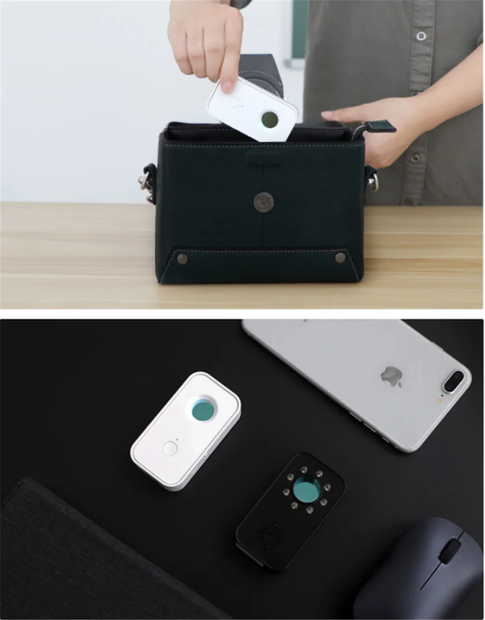 NEW Multi-function Infrared Detector Anti-theft Anti-sneak Shot Scanning Sound Light Alarm for Travel family Safety |