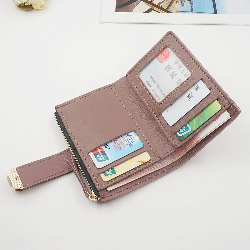 

Women Wallets Small Fashion Brand Leather Purse Women Ladies Card Bag for Women 2020 Clutch Women Female Purse Money Clip Wallet