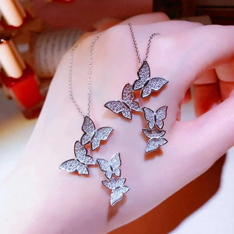 Женское кольцо с бабочкой Beiver минималистичное из микро циркония подарок для