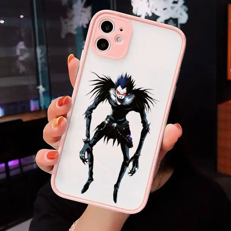 

Death Note anime manga luxury Phone Case cover matte transparent For iphone 7 8 11 12 plus mini x xs xr pro max cover