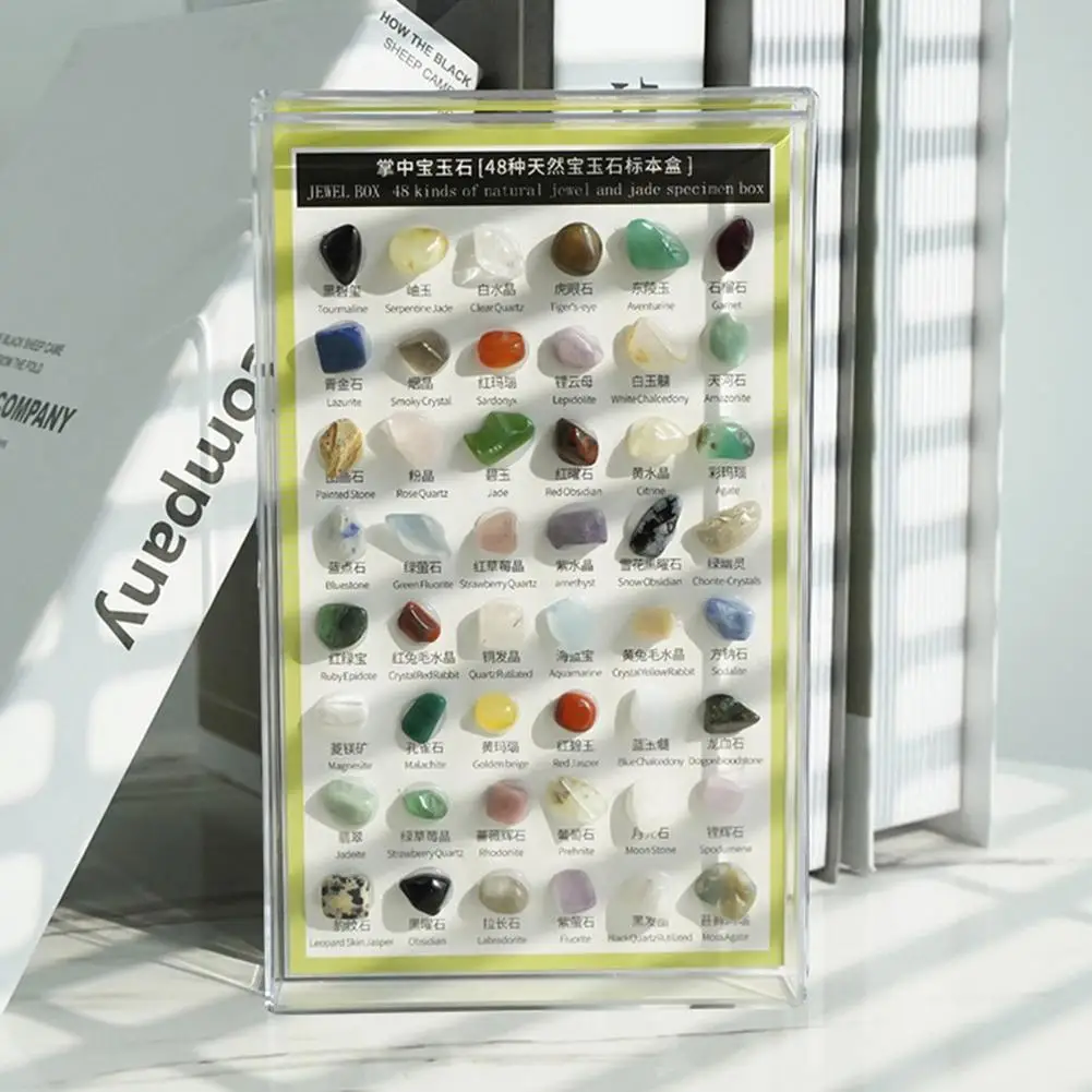 

48 шт., набор натуральных минеральных камней