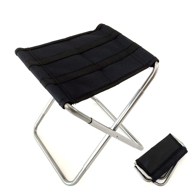 Складное алюминиевое кресло ультрасветильник портативный стул для рыбалки и