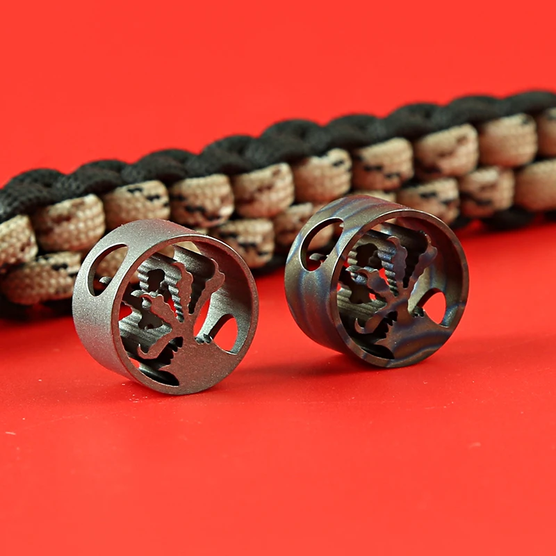 Шарики для ножей из титанового сплава с пламенем EDC инструмент мытья камня