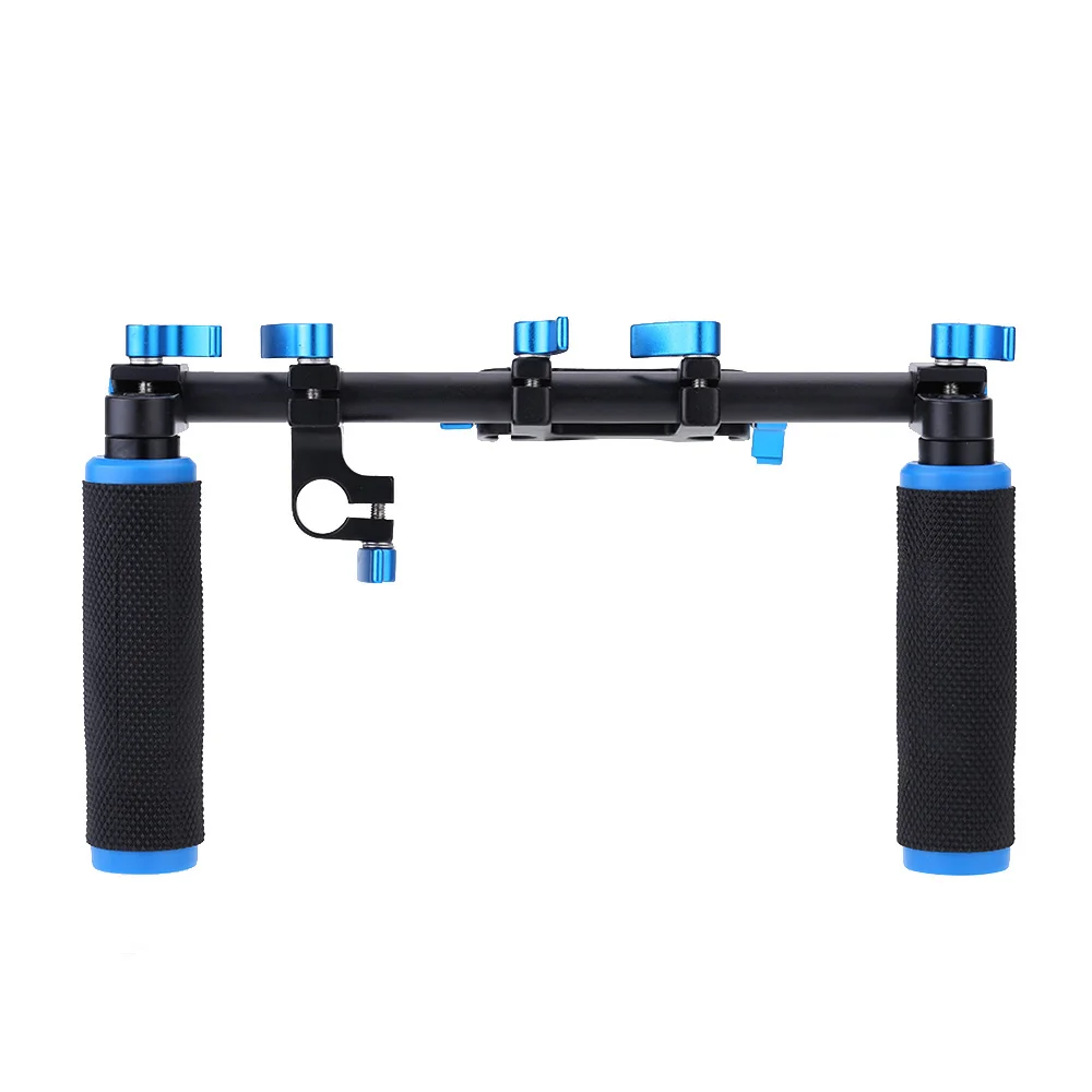 Кронштейн для видеокамеры commlite V1 с двойными ручками из алюминиевого