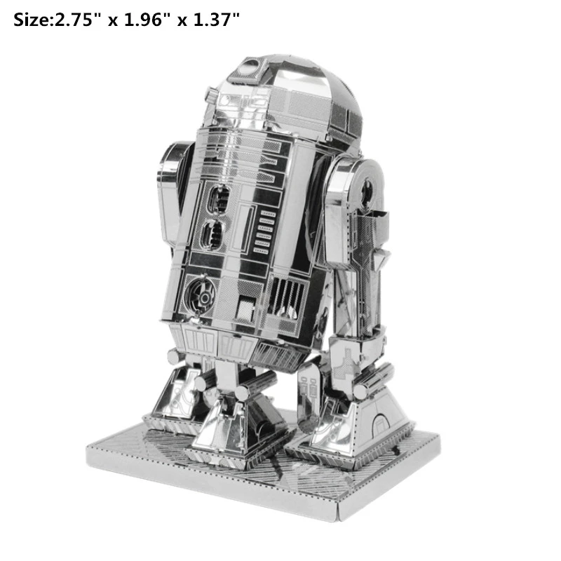 Звезда 3D металлический пазл R2D2 X крыло Истребитель Millennium Сборная модель Набор DIY