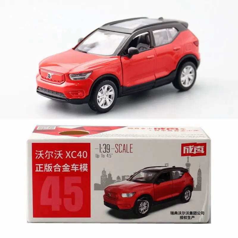 

1:39 Scale/Diecast Toy Model/Volvo XC40 SUV Sport/Super Sport Car/Educational Collection/Pull Back Doors Openable/Gift