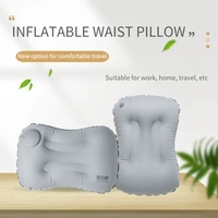 inflatable cushion pillow automatic ultralight portable comfortable car office back cushion support back rest waist pillow