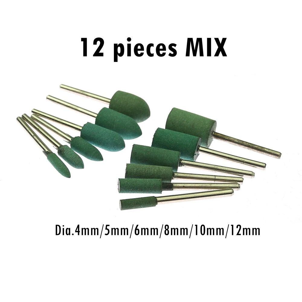 Набор из 10 шт. резиновых шлифовальных головок RAMS BRALIN 3 мм