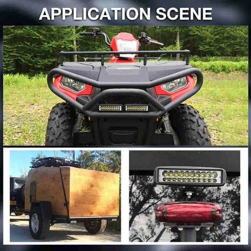 Противотуманная фара для автомобиля 6 дюймов 18 светодиодов 60 Вт | Автомобили и