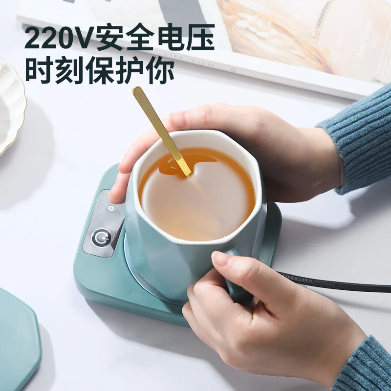 Mug Heater Coffee Cup Warmer 220V Milk Tea Water Heating Pad Warm Mat Constant Temperature Coaster EU Plug | Бытовая техника