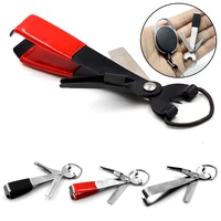 sharp stainless steel snip nippers fly fishing clippers line cutter fast hook nail knotter quick knot tying tool