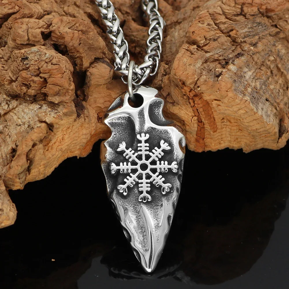 Норвежский викинг valknut Vegvisir odin меч Gungnir ожерелье с подвеской в форме Руны из