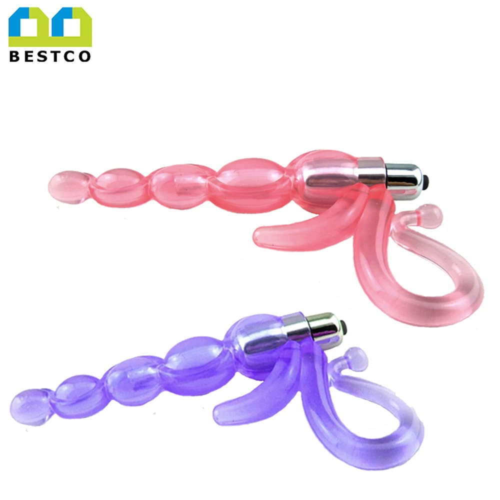 BESTCO анальные бусины вибраторы ручка кольцо стимуляция точки G массаж простаты