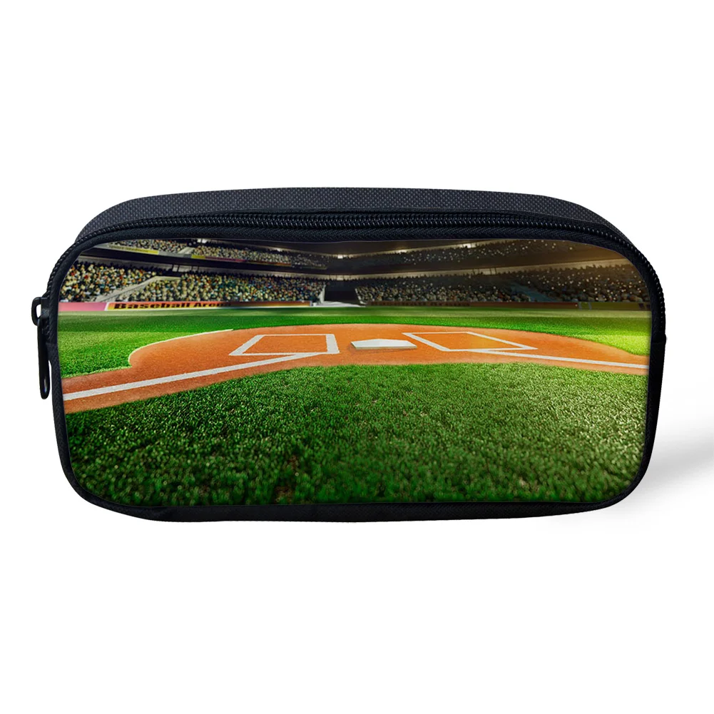 Повседневная косметичка футбольное поле зритель зеленая трава для путешествий