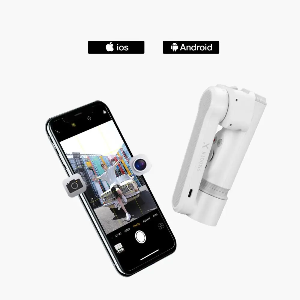 Стабилизатор для селфи Zhiyun Smooth X ручной стабилизатор vlog антивибрация смартфонов