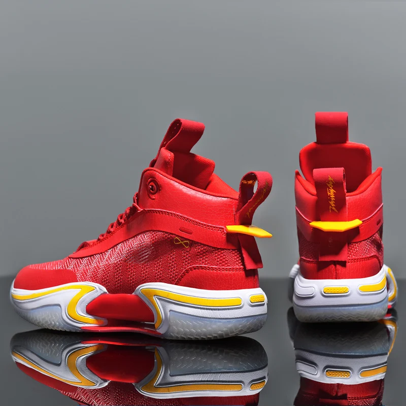 Оригинальная Мужская Спортивная обувь для баскетбола дышащая уличсветильник