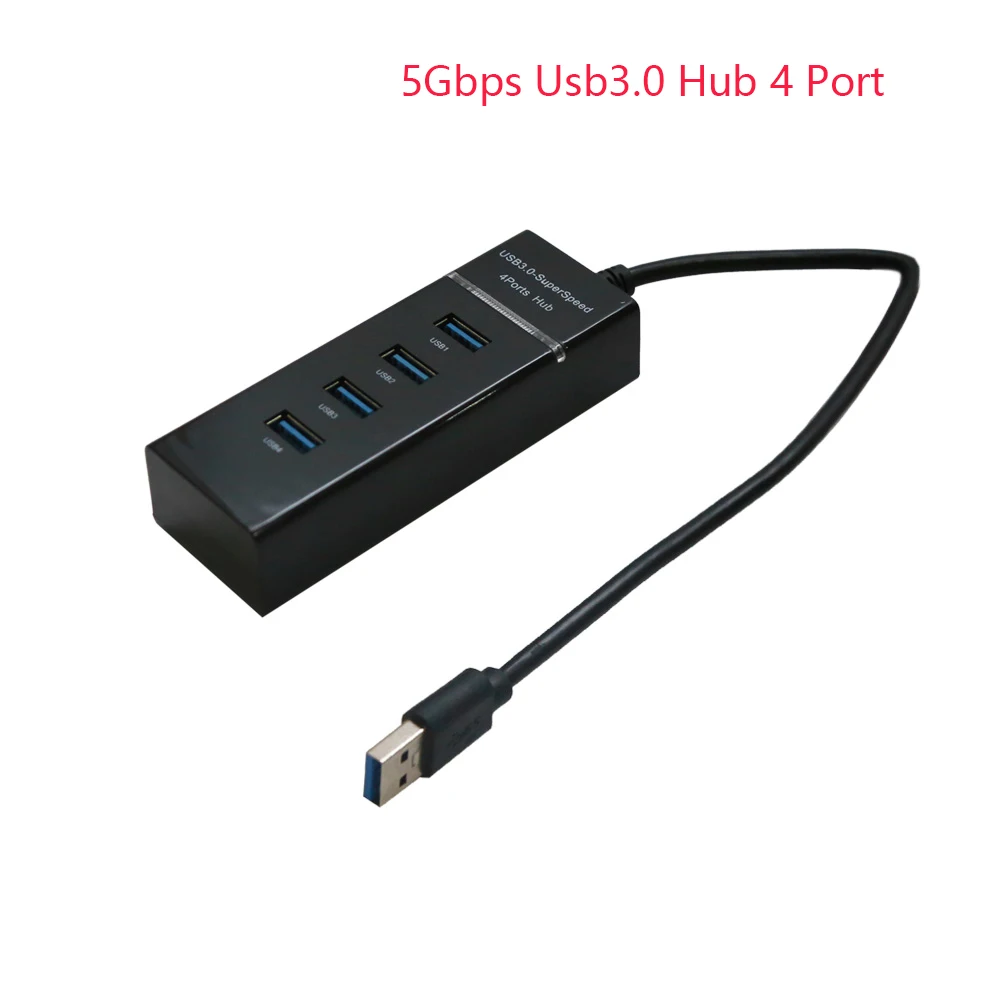Док станция USB 3 0 4 Порты и разъёмы s Внешний сплиттер с разъемом Micro Type C для зарядки