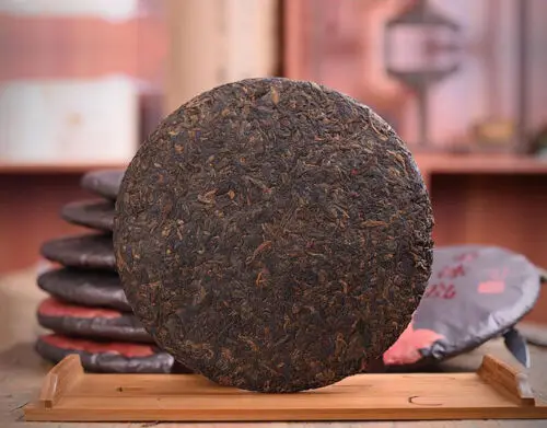 2019 Yr Shou Cha Yunnan Mengku старые деревья зрелые Pu erh Qizi торт чай золотой ИСЛАНДИЯ 357