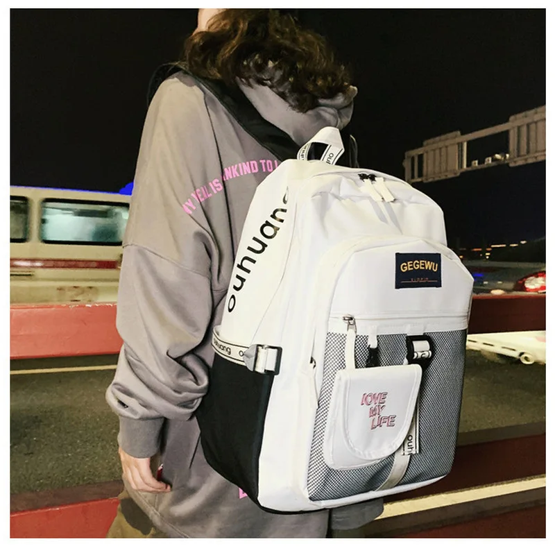 Школьные сумки рюкзаки для девочек и мальчиков подростков уличная большая сумка