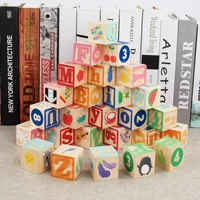 abc english 26 letters cognitive numbers recognition building blocks combination montessori wooden puzzle toy childrens gifts