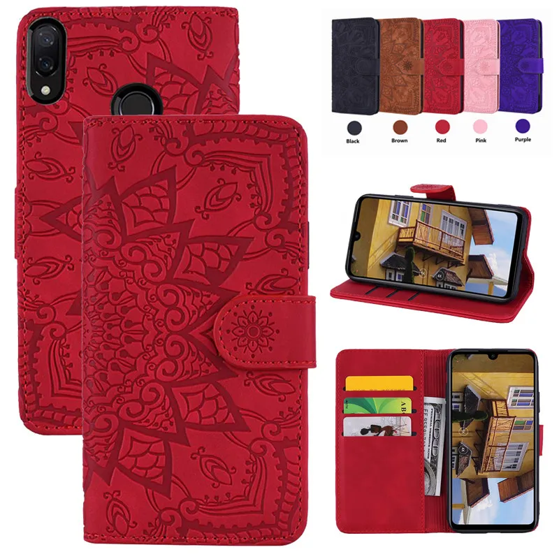 Роскошный флип чехол бумажник для Xiaomi Redmi 4X6 6A 7A k20 Pro Note 4 5 6 7 Fundas Coque Xiomi 9 8 lite F1