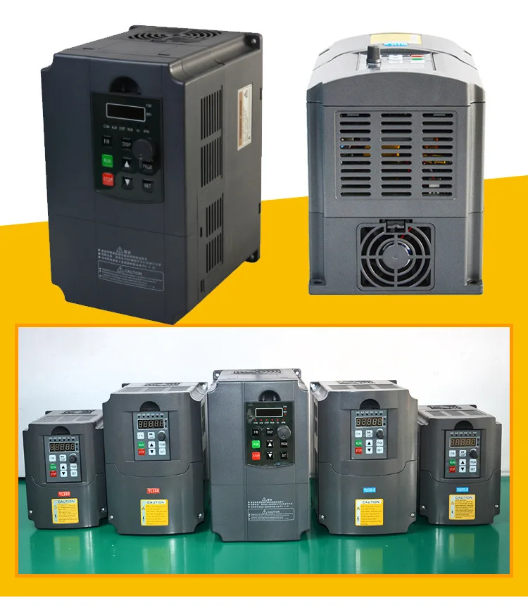 220 кВт 220 В VFD инвертор 3 кВт 4 кВт преобразователь частоты 1P вход 3P выход в для ЧПУ мотор шпинделя