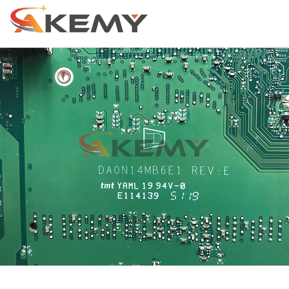 Bestellen Akemy Für HP DA0N14MB6E1 Laptop Motherboard Mianboard W/ I3-10110U CPU UMA