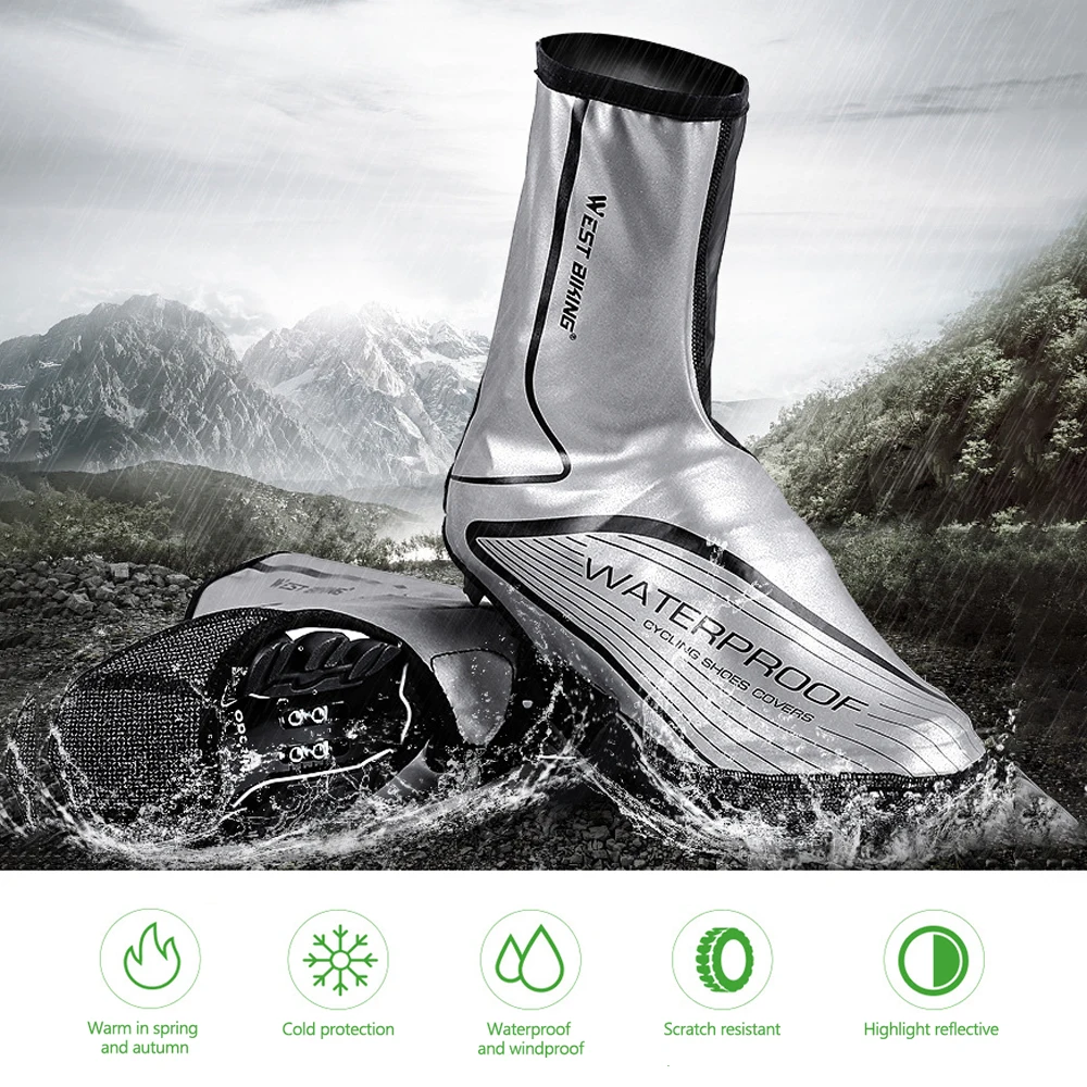 Водонепроницаемые чехлы для обуви езды на велосипеде 1 пара мужские и женские