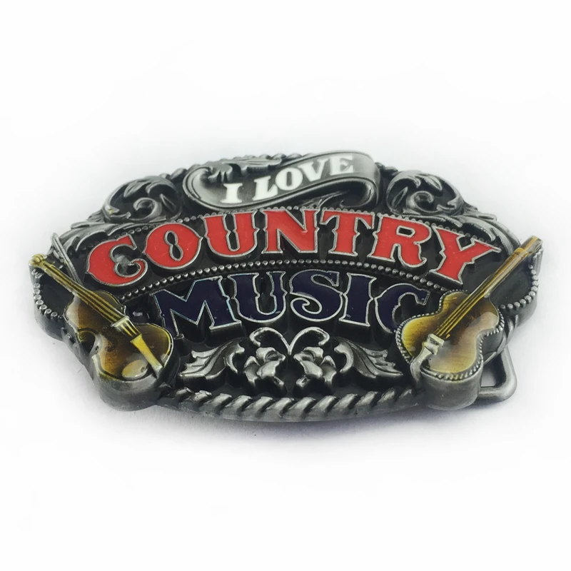 Рок н Стиль кантри с ремешком и пряжкой Винтаж музыканта Заколка Для панка 3 8 4 см