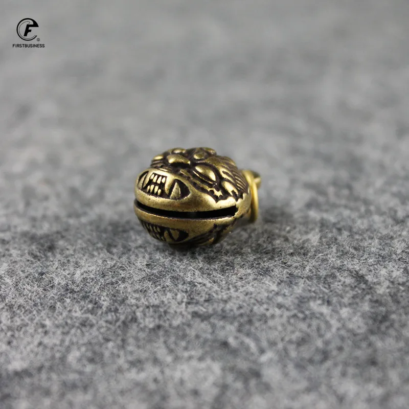 Винтажный Латунный Колокольчик от ржавчины колокольчик на удачу портативный