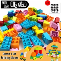 big size building blocks brick colorful bulk bricks base plates diy building blocks compatible block toys for children