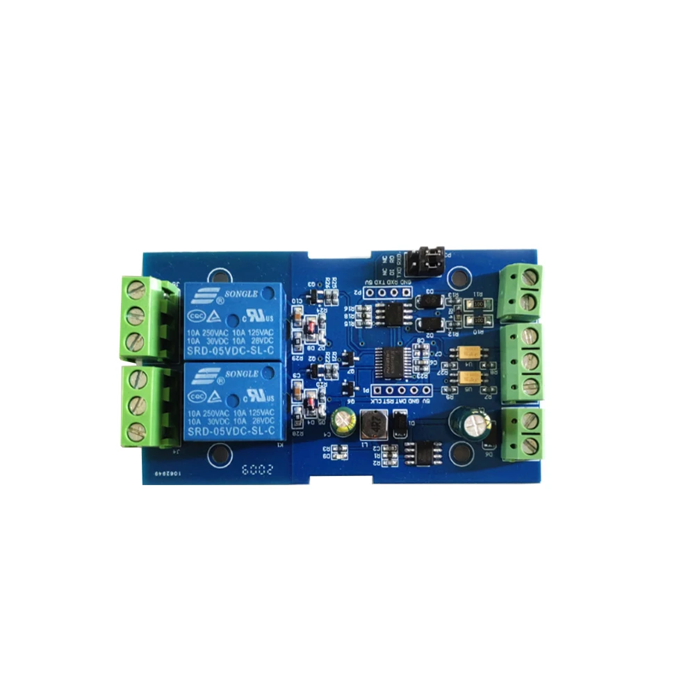 Релейный модуль Modbus RTU 7-24 В Протокол 2 4 канала 5 10 А/250 переменного/постоянного тока