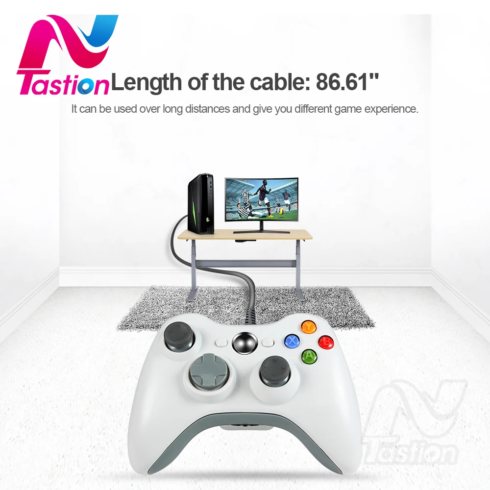 Проводной USB коврик джойстик игровой контроллер для Microsoft Xbox 360 и ПК Windows |