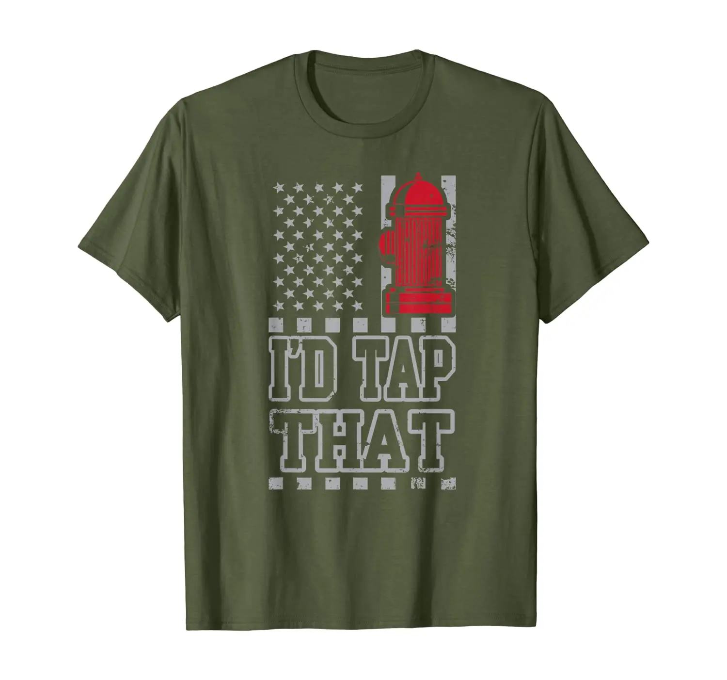 

I'd Tap That Funny Firefighter Pride T-Shirt