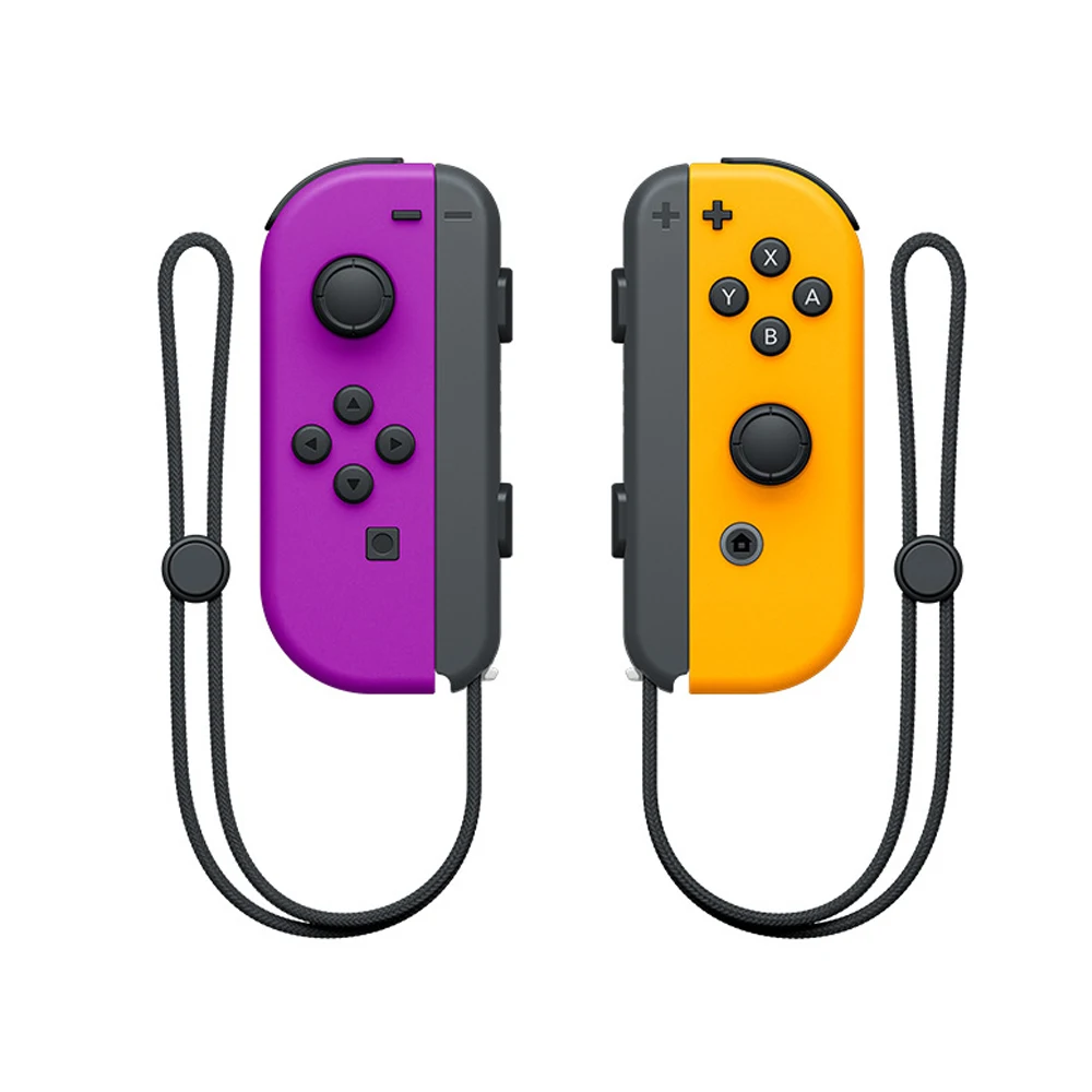 

Беспроводной геймпад NS с вибрацией, портативный игровой контроллер с датчиком движения, поддерживает Bluetooth, с ремешком, для ПК Joy-Con N-Switch