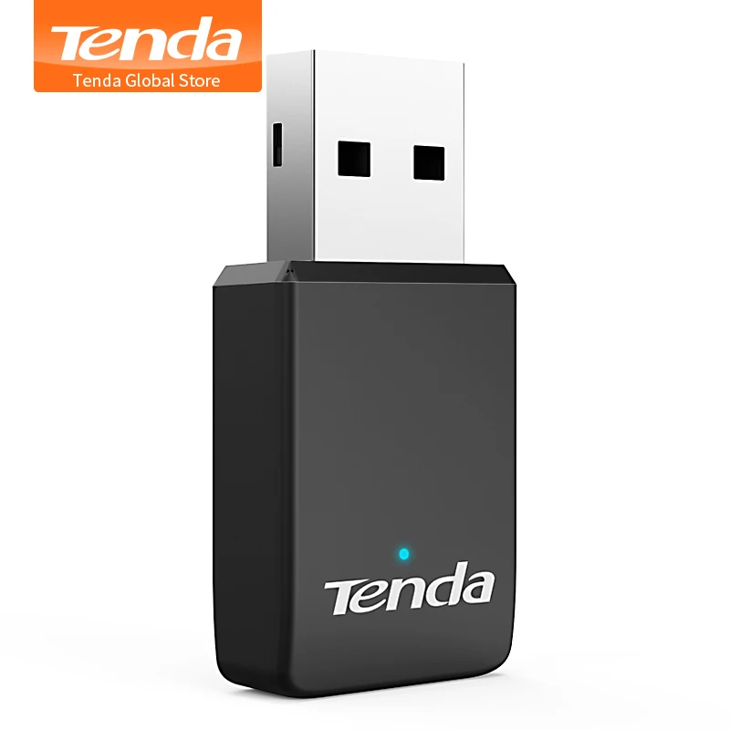 Tenda U9 AC650 Беспроводной двухдиапазонный авто-установка USB2.0 Мини Сетевой Адаптер 2,4G/5,0G Wi-Fi сетевой адаптер ПК с 11ac MU-MIMO