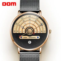 dom 2020 new fashion watch men watches creative mens watches male wristwatch luxury clock m 1288gk 9m