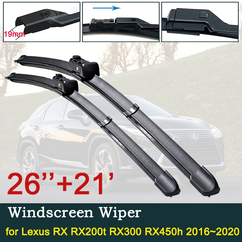 Автомобильные стеклоочистители для Lexus RX RX200t RX300 RX450h 2016 ~ 2020 2017 2018 2019 лобовое