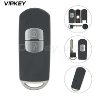 remotekey for mazda 3 6 cx 3 cx 5 replacement 2 button smart remote car key shell case fob with uncut blade