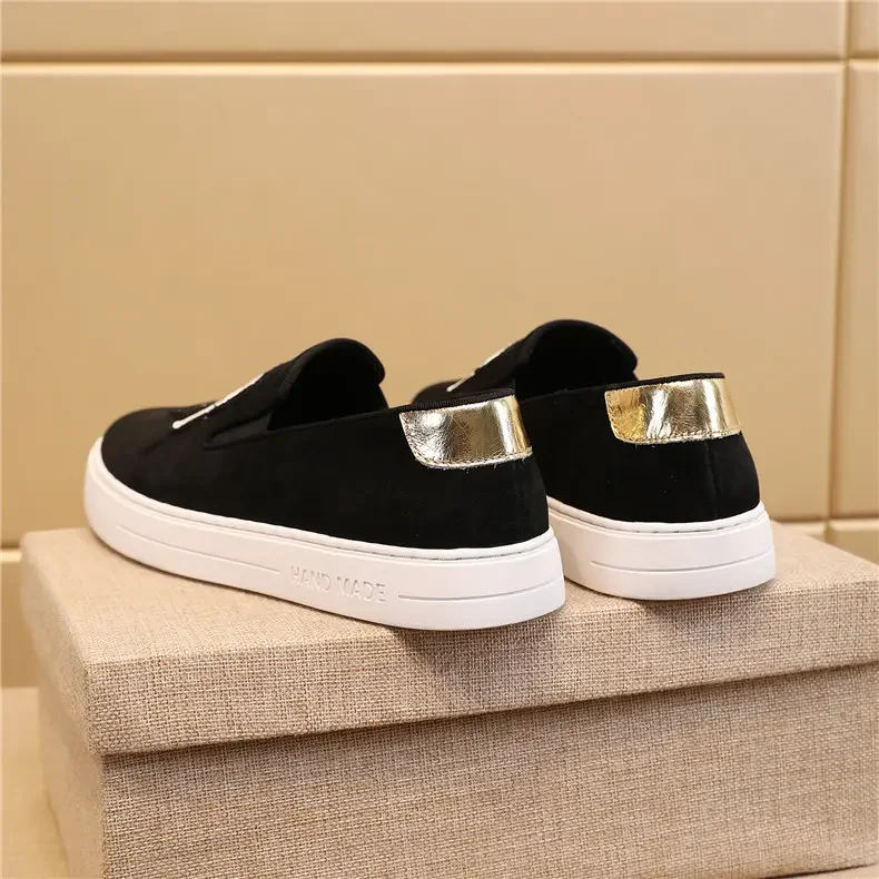 

fashion brand Luxury brand casual shoes sneakers rubber non-slip wear-resistant soles designer KARLs embroidered shoes for man