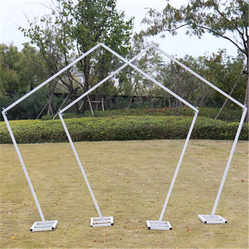 Wedding Backdrop Stand Party Decoration Curtain Frame Photo Drapery Pipe Pole Galvanized Iron | Дом и сад