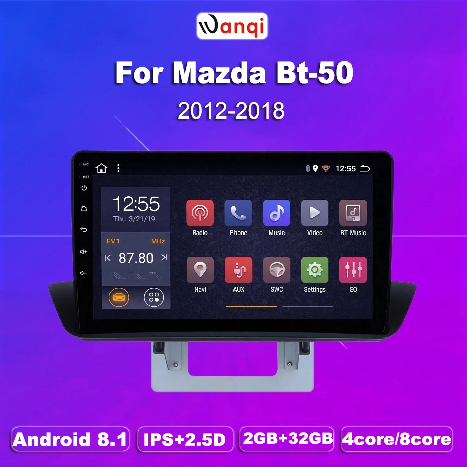 2G ram 32G rom 9 дюймов Android 8 1 gps Навигация стерео для 2012 2018 Mazda BT 50 за рубежом