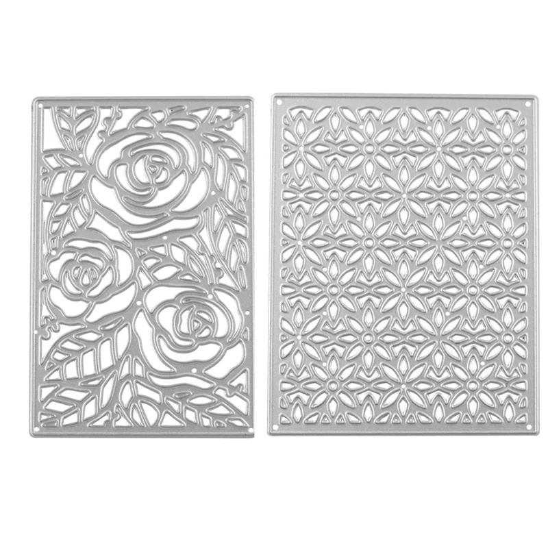 Eastshape цветочный Каркас Металлический вырубной фон для скрапбукинга карта альбом