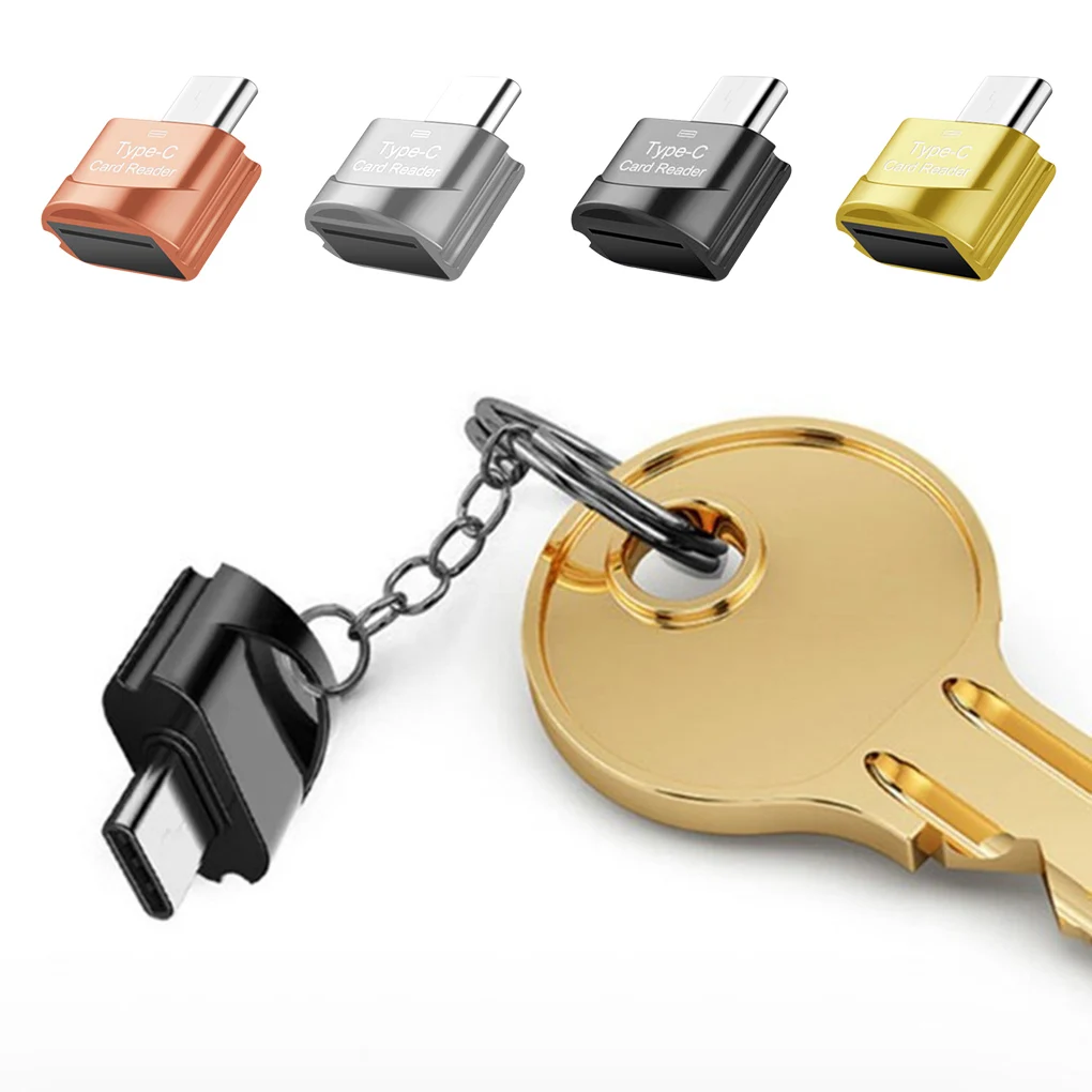 Тип c кард ридер мобильный телефон флеш карты памяти TF считывающее устройство