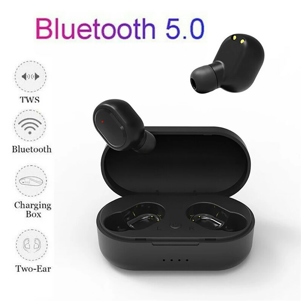 M1 HIFI TWS Bluetooth наушники IPX6 водонепроницаемые V5.0 беспроводные наушники для Xiaomi Android IOS с зарядным устройством 350 мАч