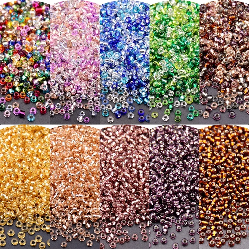 

HH Seed Beads 720pcs 2mm Charm Czech Glass Seed Beads DIY Handmade Bracelet Necklace Beaded Material Sewing Craft Accessories