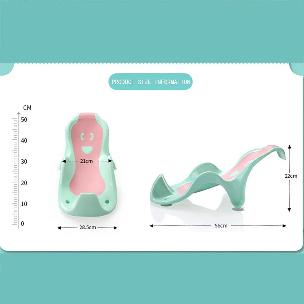 

Baby Bath Bathtub Pad Cushion Portable Newborn Bath Anti-Slip Cushion Seat Baby Bath Soft Newborn Baby Bath Tub Rack