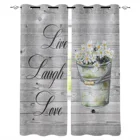 Винтажные шторы под дерево с рисунком цветов ромашки, занавески на окна, домашний декор, занавески для спальни, кухни, занавески, занавески для гостиной