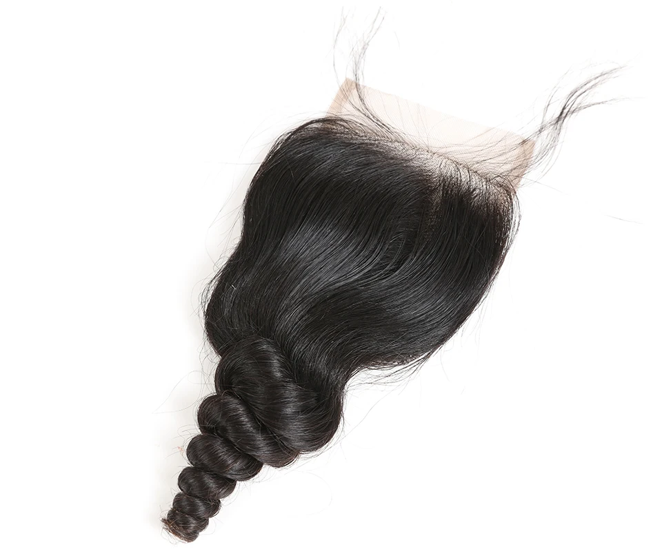 Али queen hair Экстра Pro. Соотношение 10A бразильские свободная волна Кружева Закрытие бразильского Виргинские волосы 4*4 швейцарский шнурок с 130% плотность натуральный Цвет